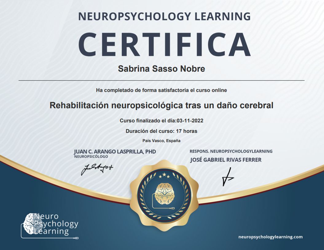 Sabrina Sasso Nobre – certificado Me. Sabrina Sasso Nobre Psicologa SP